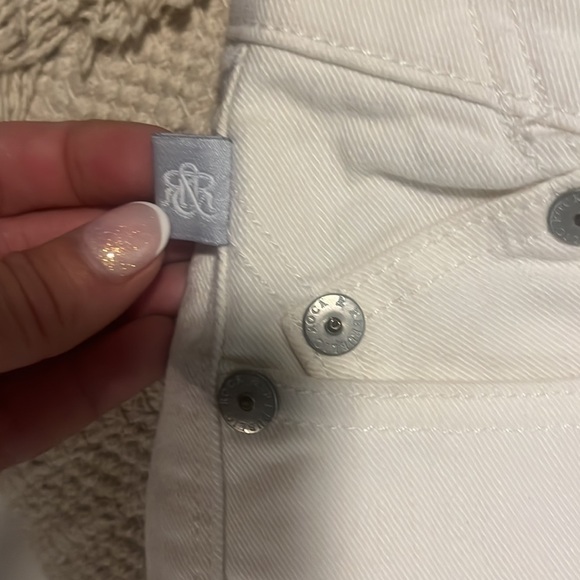 Rock & Republic Off White Skinny Jeans Size 2 - Picture 3 of 5